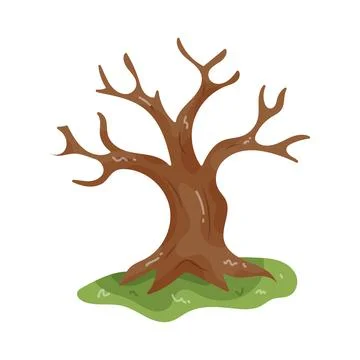 Illustration of dead tree Stock-Illustration
