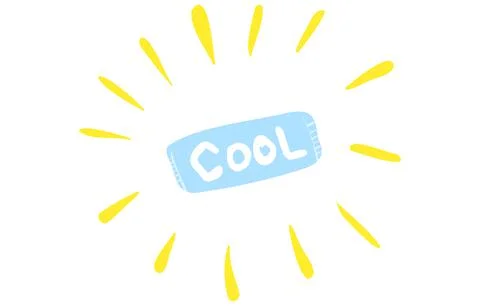 Illustration of deformed ice pack Stock Illustration