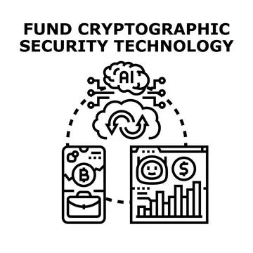 Illustration depicting the innovative process of securing digital assets and  스톡 일러스트