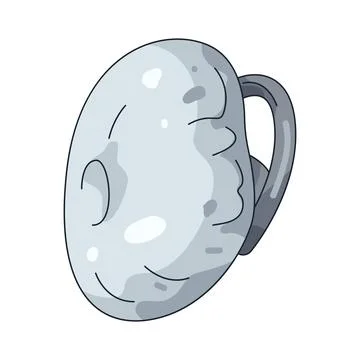 Illustration of deployed airbag 库存插图