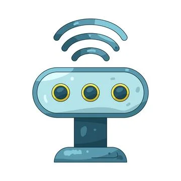 Illustration of depth camera sensor Illustrazione stock