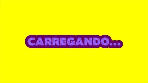 Illustration with descriptive name loading in Portuguese, with yellow backgr Stock Illustration