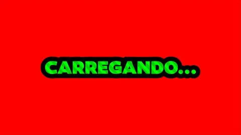 Illustration with descriptive name loading in Portuguese, with red backgroun Stock Illustration