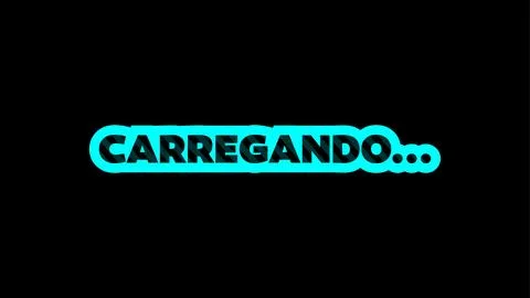 Illustration with descriptive name loading in Portuguese, with black backgro Иллюстрация