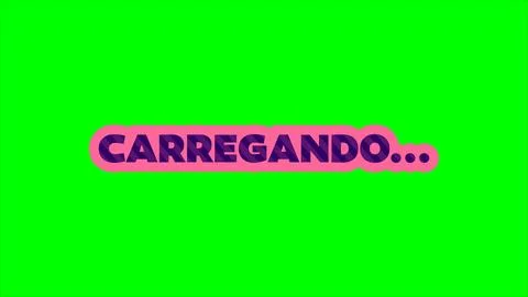 Illustration with descriptive name loading in Portuguese, with green backgro Иллюстрация