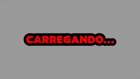 Illustration with descriptive name loading in Portuguese, with gray backgrou Stock Illustration