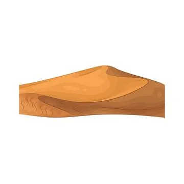 Illustration of desert Ilustração Stock