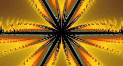 Illustration design with design patterns and graphic designs August 库存插图