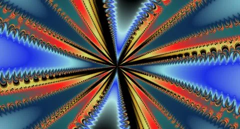 Illustration design with design patterns and graphic designs August 库存插图