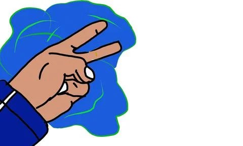 Illustration design with left hand object to commemorate international left h Stock Illustration