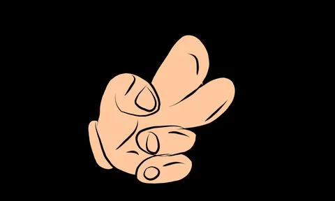 Illustration design with left hand object to commemorate international left h Stock Illustration