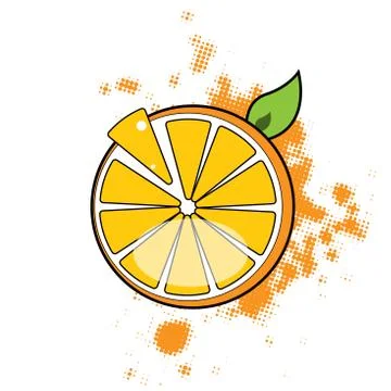 Illustration Design Orange Stock Illustration