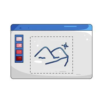 Illustration of Design service Stock Illustration