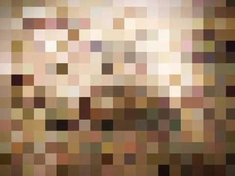 An illustration of designing of digital pattern of squares Stock Illustration