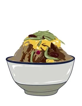 Illustration of dessert Stock Illustration