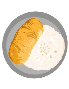 Illustration of dessert Stock Illustration