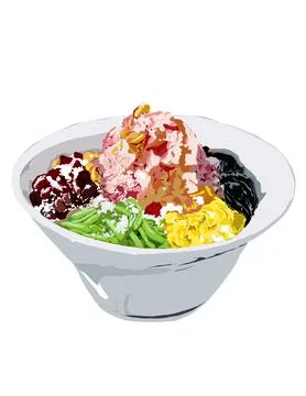 Illustration of dessert Stock Illustration
