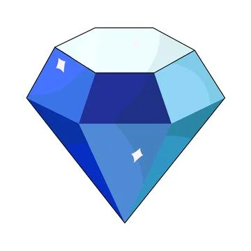 Illustration of diamond Stock Illustration