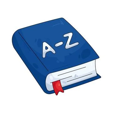Illustration of dictionary Stock Illustration