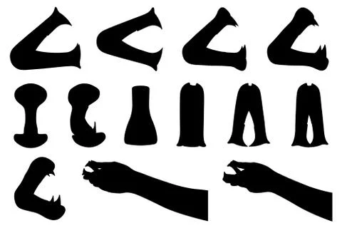 Illustration of different staple removers Stock Illustration