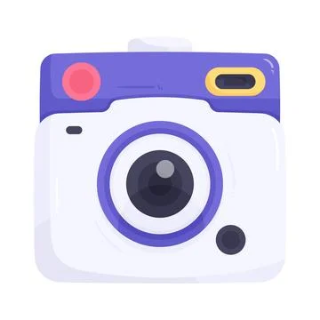 Illustration of digital camera Ilustração Stock
