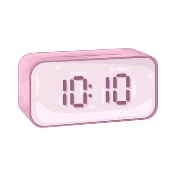 Illustration of digital clock イラスト素材