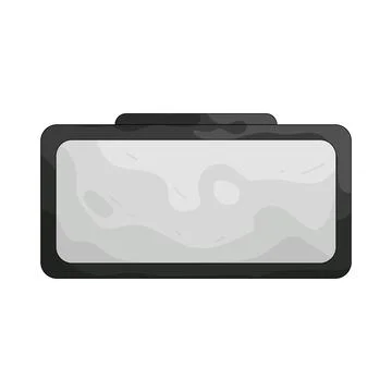 Illustration of digital clock Illustrazione stock