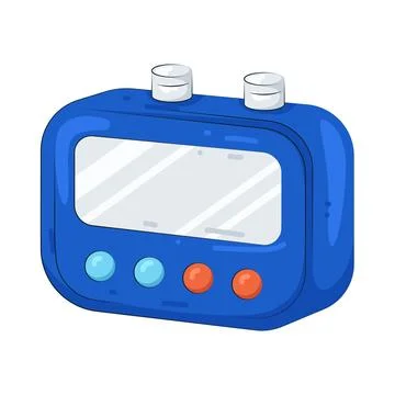 Illustration of digital timer Stock Illustration