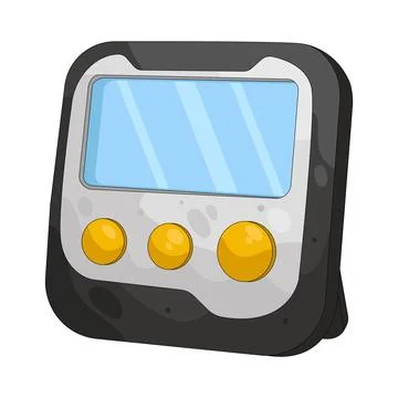 Illustration of digital timer Stock Illustration