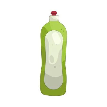 Illustration of Dish soap Stock Illustration