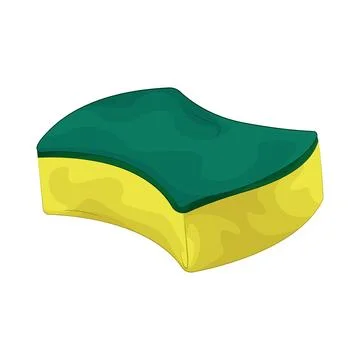 Illustration of dish sponge Stock Illustration