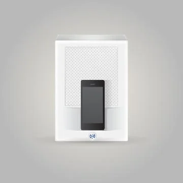 Illustration of docking station Stock Illustration