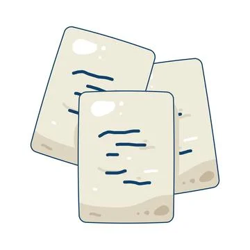 Illustration of document Illustrazione stock
