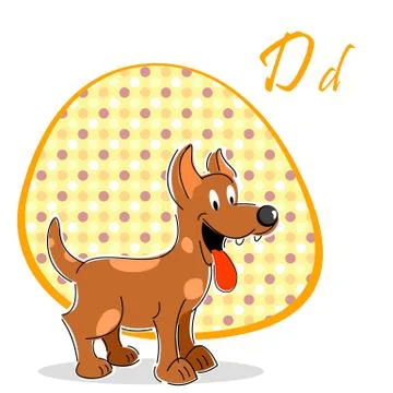 Illustration of dog Illustrazione stock