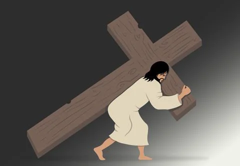 Illustration Of Via Dolorosa Stock Illustration
