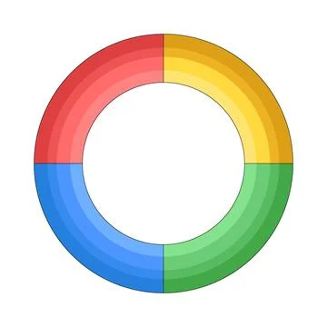 Illustration of donut chart Stock Illustration