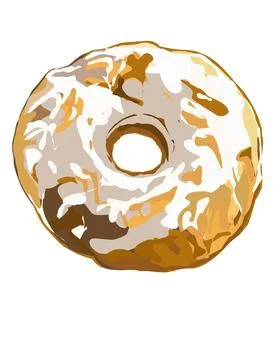 Illustration of donut Illustrazione stock