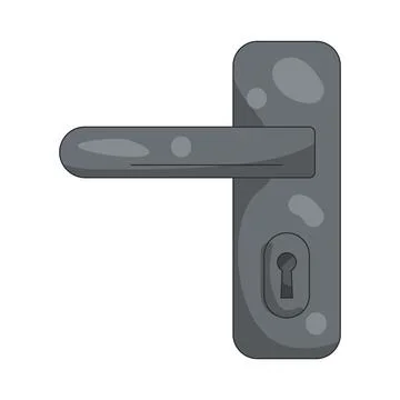 Illustration of door handle Illustration