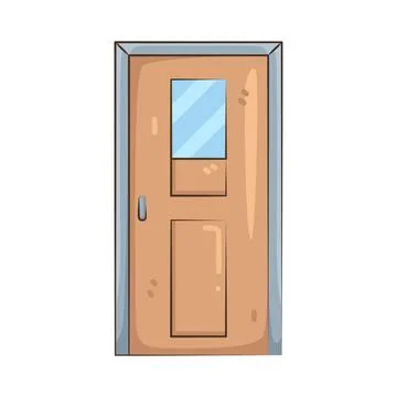 Illustration of door Stock Illustration