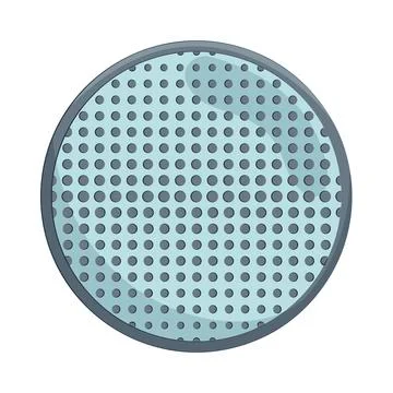 Illustration of dotted circle Illustrazione stock