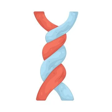 Illustration of Double Helix Stock Illustration