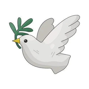 Illustration of dove Stock Illustration