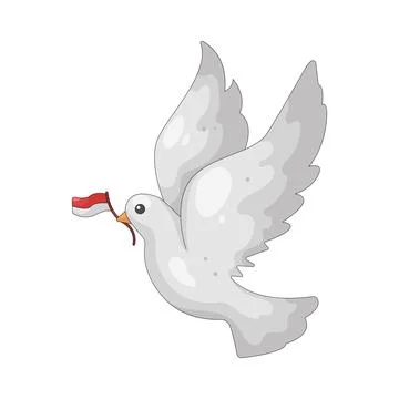 Illustration of dove Stock Illustration