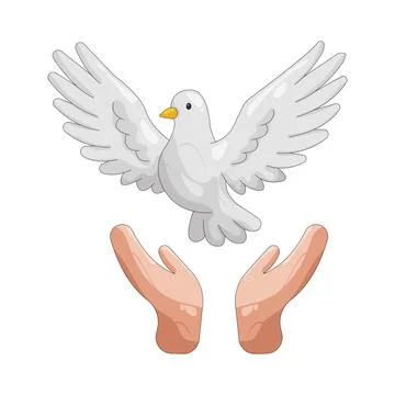 Illustration of dove Stock Illustration
