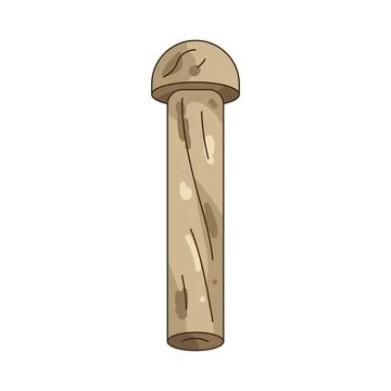 Illustration of Dowel Stock Illustration