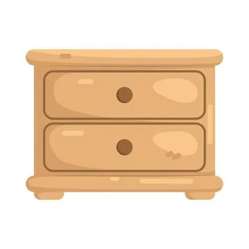 Illustration of drawer Ilustración de archivo