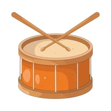 Illustration of drum Stock Illustration
