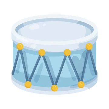 Illustration of drum Stock Illustration