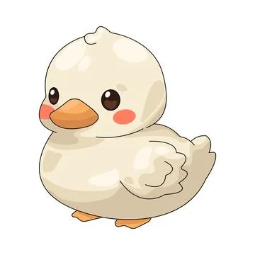 Illustration of duck 库存插图