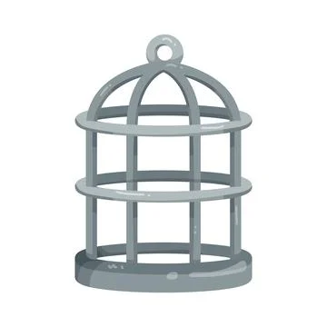 Illustration of dungeon cage Stock Illustration
